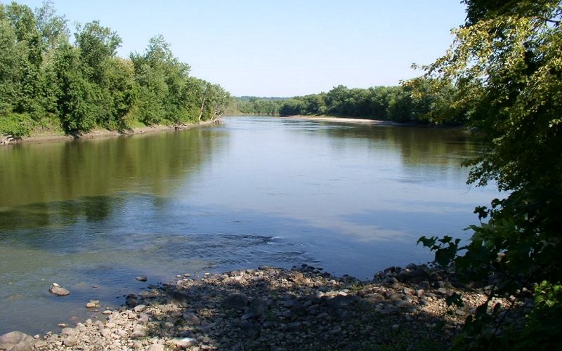 The river at Traverse des Sioux.