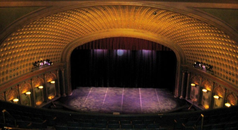 The Bing's stage and unique acoustical shell