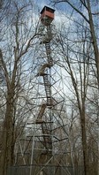 The 100 foot tower offers great view of the surrounding landscape