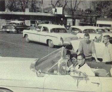 Lunch at Adkins Fat Boy Drive-In on First Street, 1960