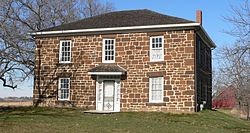 Reverend George B. Hitchcock House. A minister of the Congregational Church, Hitchcock was an ardent abolitionist and an agent for the Underground Railroad.