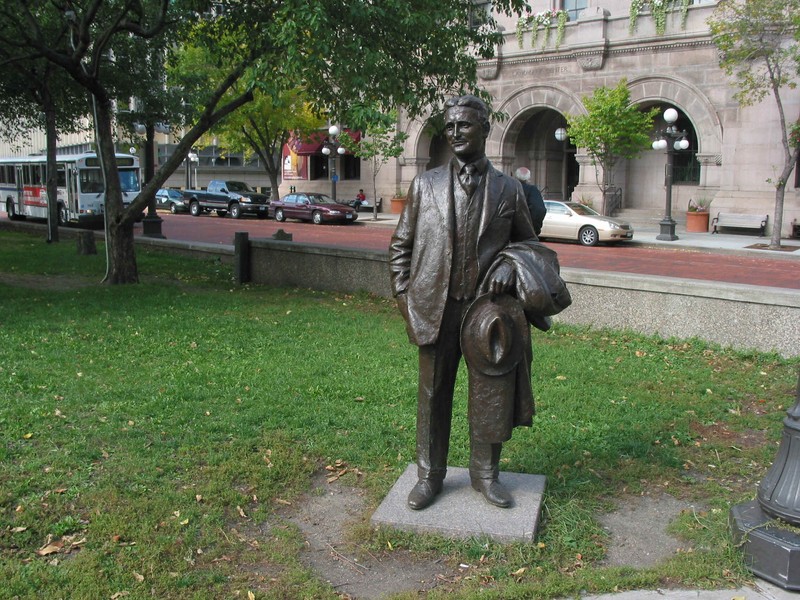 F. Scott Fitzgerald Statue (Photo courtesy of the City of St. Paul)