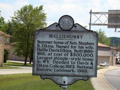 WV Historical Marker (on Seneca Trail)