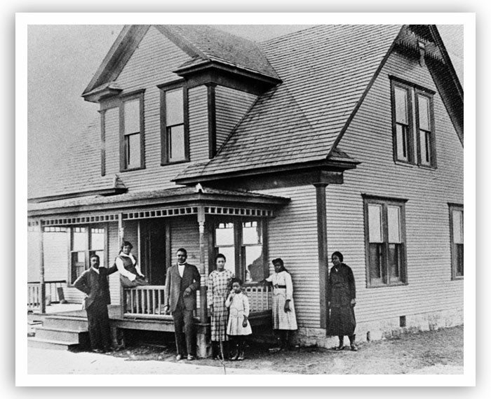 A home in the town of Boley