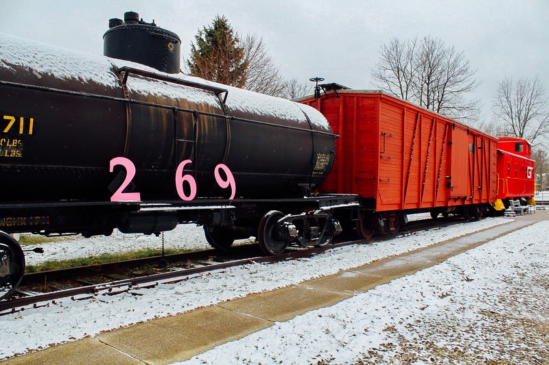 The Caboose and Box Car