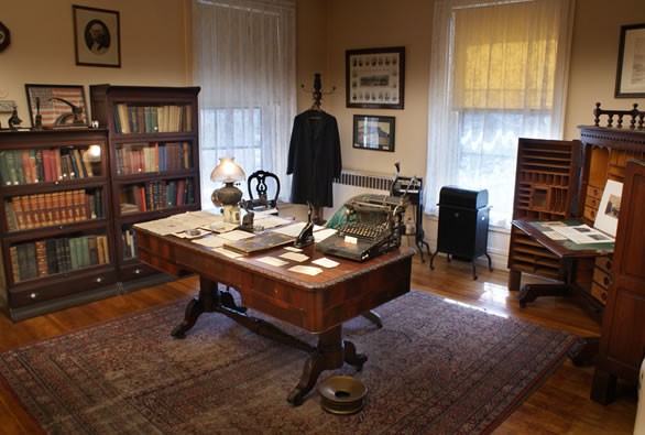 One of the rooms includes a reconstruction of a coal executive’s office. Other rooms include mining equipment and artifacts related to the Civil War.  