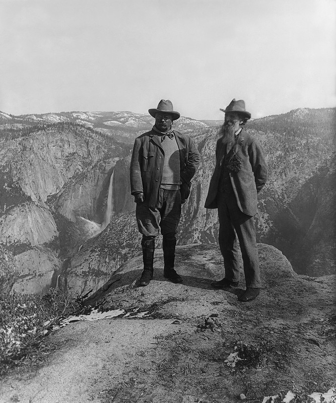 John Muir and President Theodore Roosevelt, 1906
