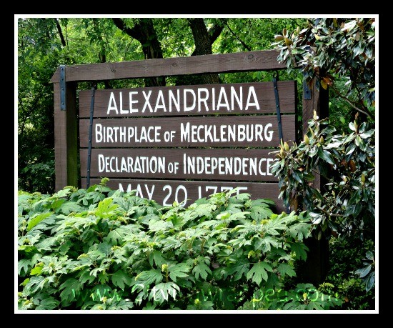 Mecklenburg Declaration of Independence Site Entrance