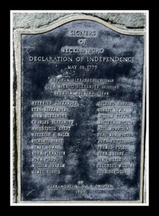 Mecklenburg Declaration of Independence Site Plaques