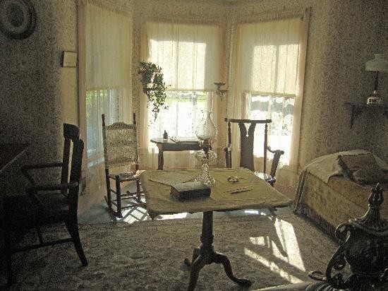 The room in which Calvin Coolidge was sworn in as President of the United States at the home