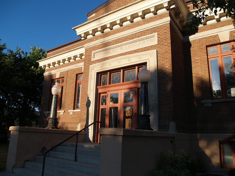 The former Thief River Falls Public Library, recently restored and soon to be opened for community use.