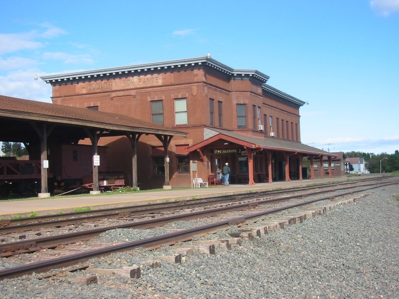 The Lake County Historical Society Depot Museum, formerly the Duluth and Iron Range Railroad Company Depot.