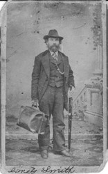 undated photo of Lauritz Smith soon after arriving in America