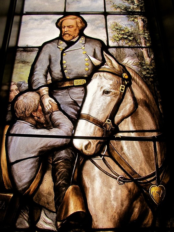 Image of Robert E. Lee in Rhodes Hall (Richard Utz, Public Medievalist)