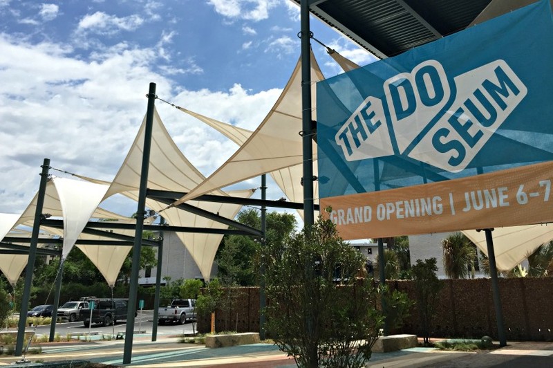 The DoSeum focuses on early childhood development in creative arts, sciences, and early literacy.