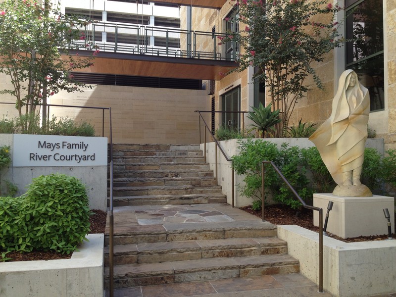 Courtyard (Photo courtesy of the Briscoe Western Art Museum)