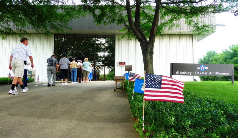 Entrance to the Atterbury-Bakalar Air Museum.