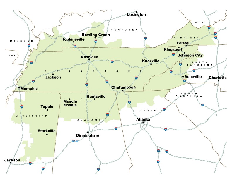 TVA service area