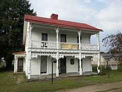 Rear of the House before it was demolished