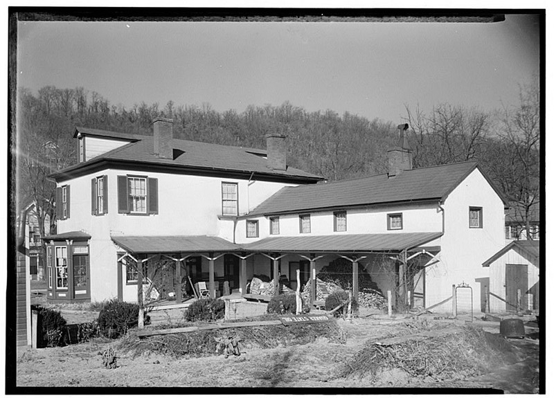 Rear of the house