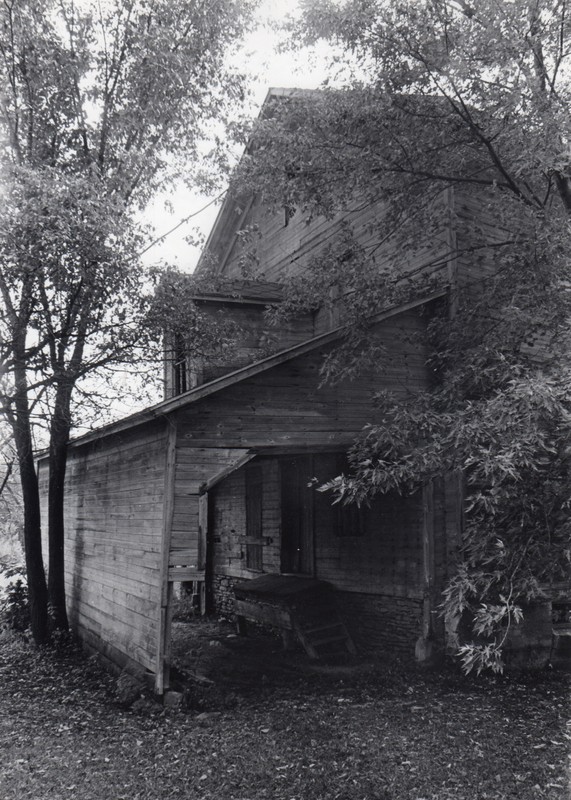 Historical photograph of the Beckman Mill.