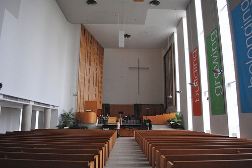 A view of the sanctuary