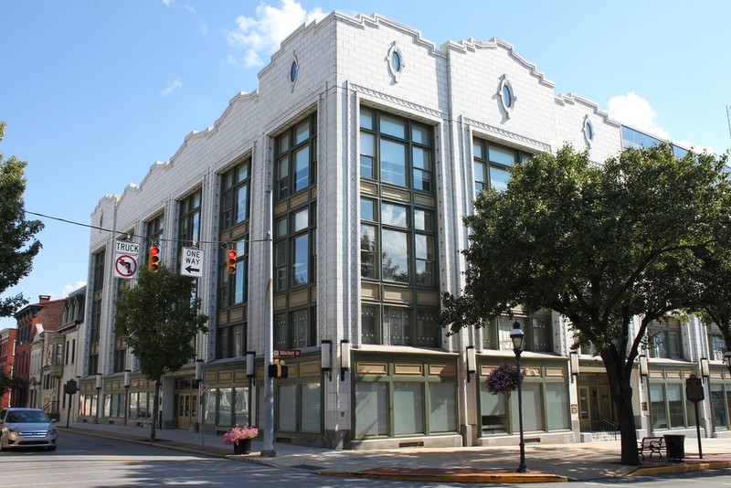 A more recent photo of the renovated Bon-Ton which now serves as a York County governmental building.