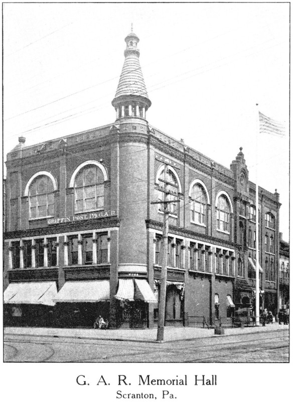 The GAR building as seen shortly after it was purchased by the Grand Army of the Republic in 1901. 