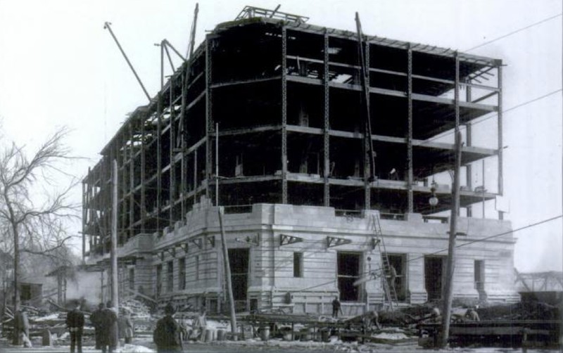 Lackawanna Station under construction in 1907