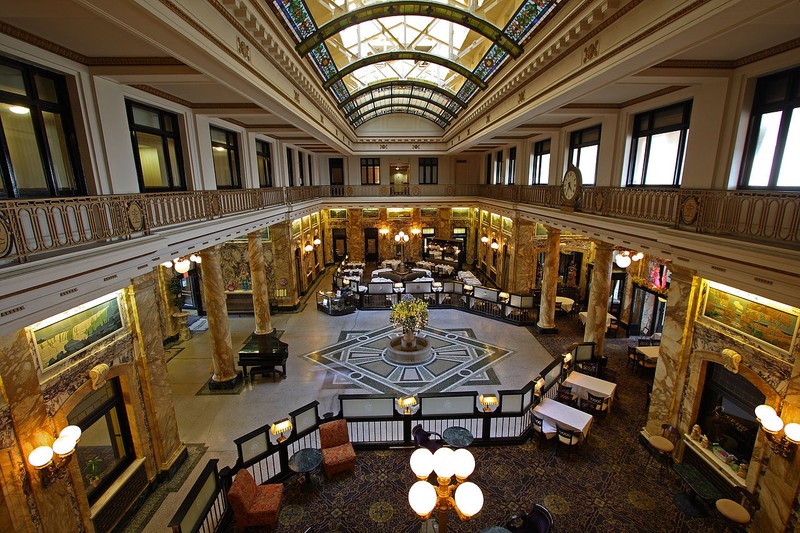 Grand Lobby of Radisson hotel