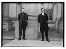In this 1913 photo, Congressman Charles Rowland is the man on the right