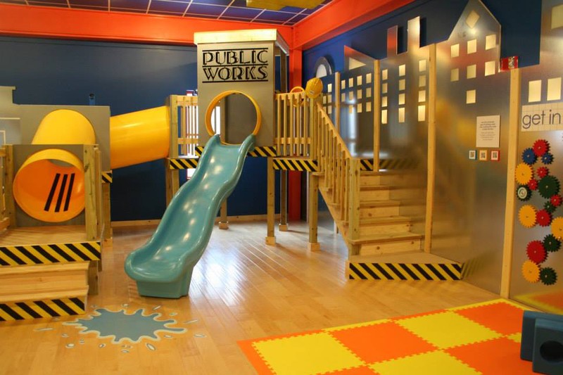 A view of one of the play areas in the museum