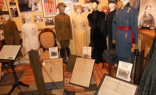 A view inside the museum