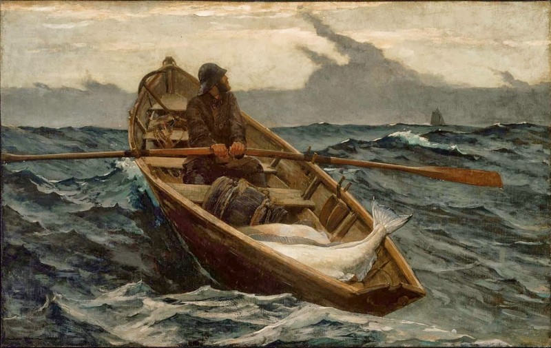 One of Homer's most famous works, "The Fog Warning" was painted at the Winslow Homer Studio.