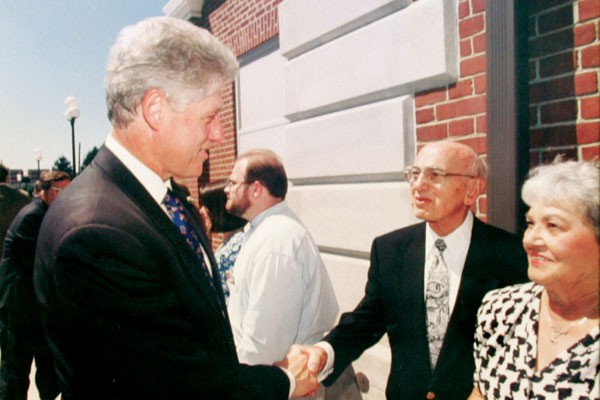 Jim Tweel with President Bill Clinton