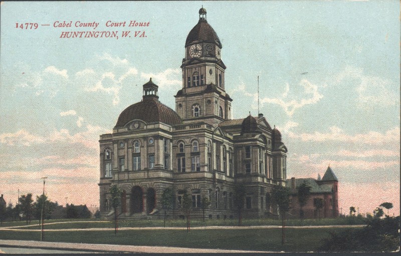 Color postcard from the early 1900s. Image courtesy of Marshall University Special Collections.