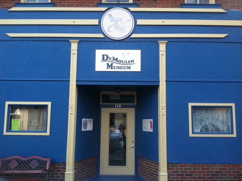The entrance to the DeMoulin Museum