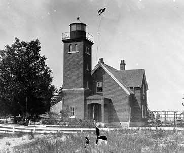 Lighthouse as seen in 1880s-early 1890s