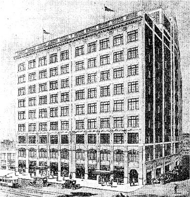 Rendering of how the store looked in 1913.