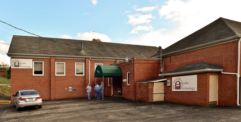 The Museum of Radio and Technology, housed in the old Harveytown Elementary School building.