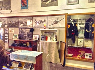 Artifacts on display at the museum.