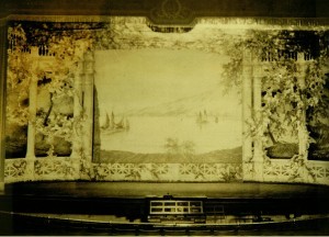 Ohio Theatre Stage and Stage Pit in 1922