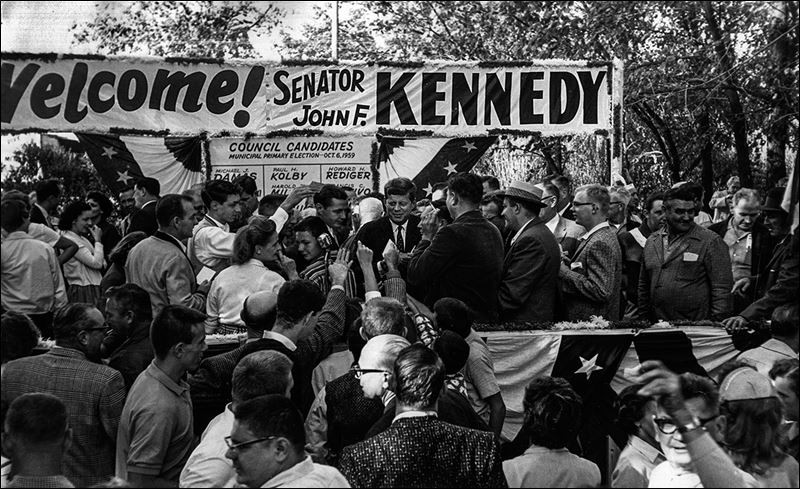 JFK in Toledo in 1959