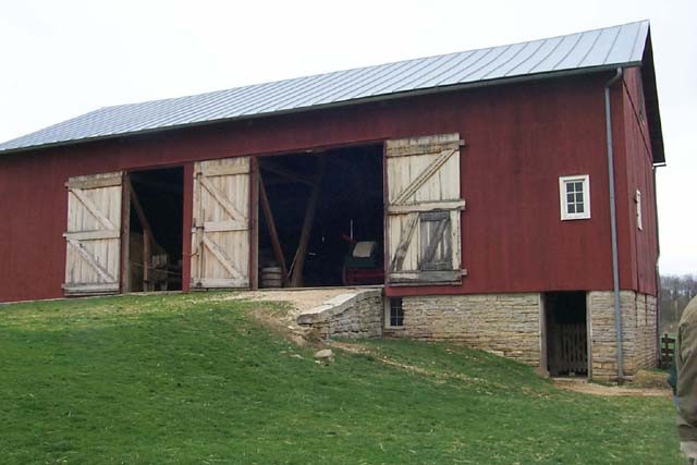 The Daniel Arnold Barn, ca. 1878.