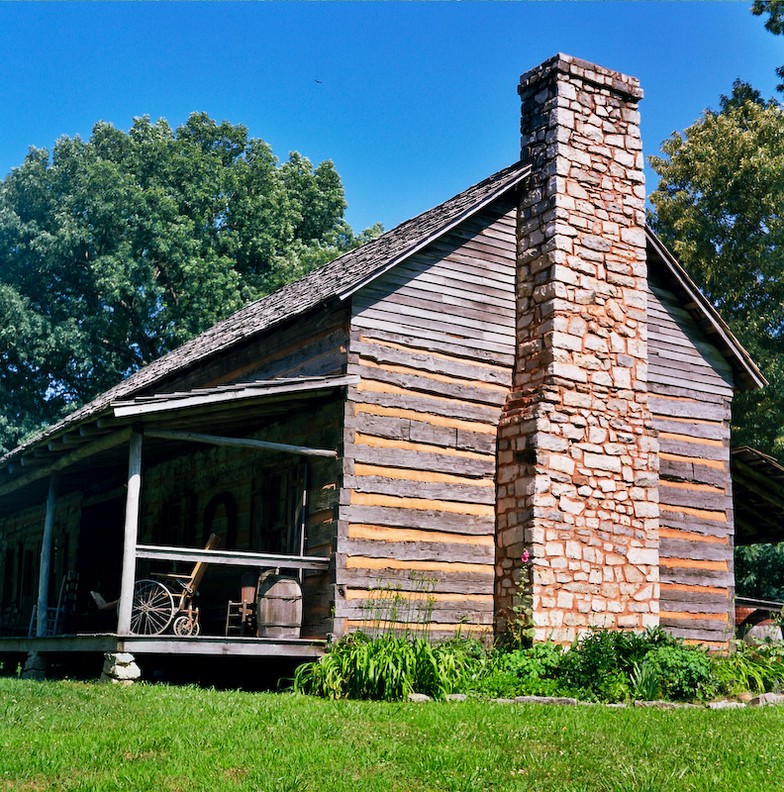 One of the homes at the museum