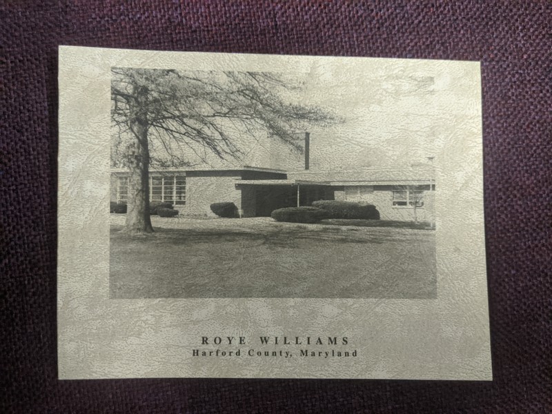 Image of Roye-Williams Elementary School after the third renovation in 1968.