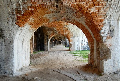 Just a fraction of the 21.5 million bricks used to build the fort.