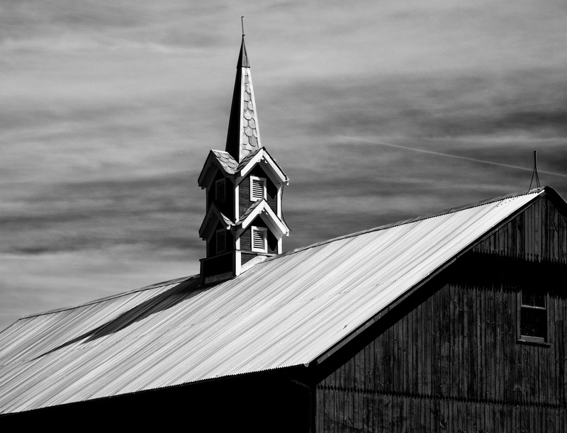 The barn of Blackacre is noteworthy for its double story copula. The barn was built from timber of other barns. Date of construction is unknown. The original barn had a slate room