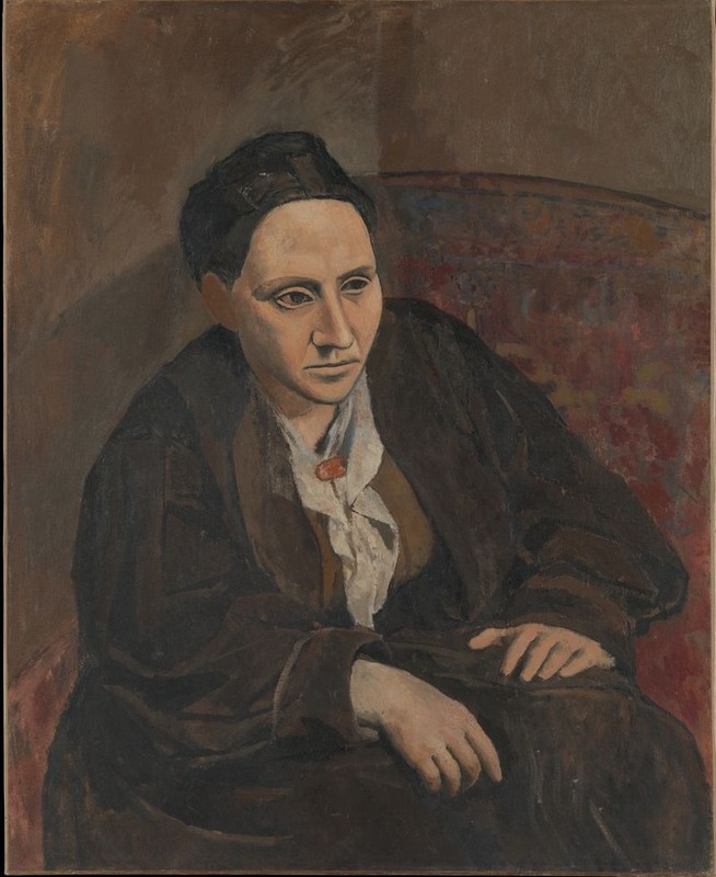 Portrait of Gertrude Stein by Pablo Picasso, 1906, Metropolitan Museum of Art