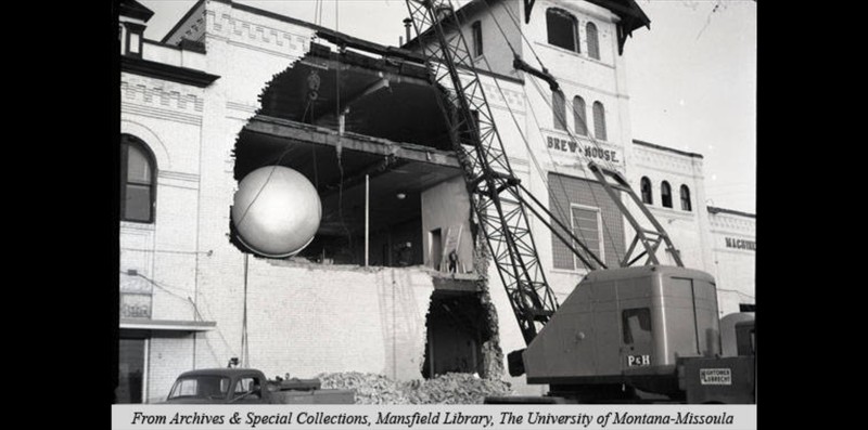 Demolition of the Brewery, November 1964